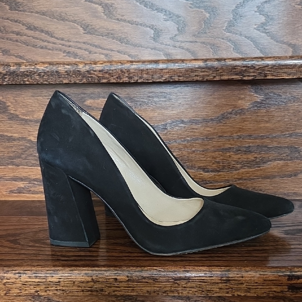Vince Camuto Chic Black Suede Women's Heels